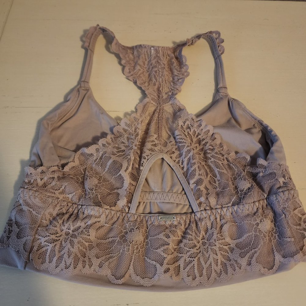 Victoria's Secret PINK Unlined Lace Bralette - Picture 6 of 12